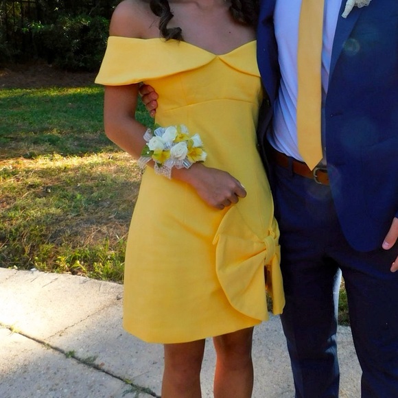 Revolve ELLIATT Cadence off the shoulder dress - Picture 4 of 4